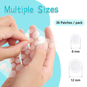 PICcircuit size comparison in hand illustrating 8mm and 12mm options