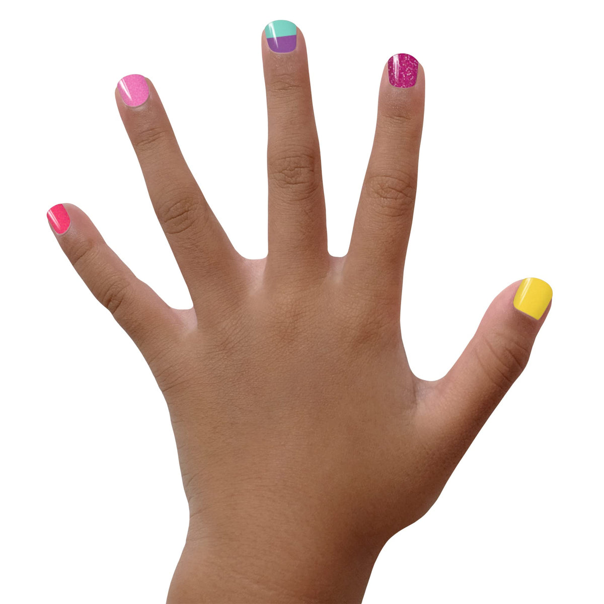 Piggy Paint brush applying polish to demonstrate smooth, kid-friendly formula