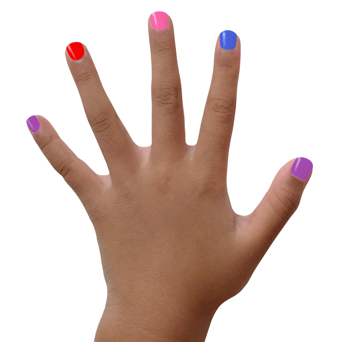 Piggy Paint drying finish detail demonstrating hard-dry, chip-resistant look on nails