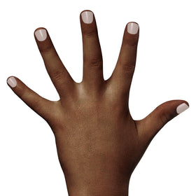 Close-up of sealed nails with Piggy Paint durable shine