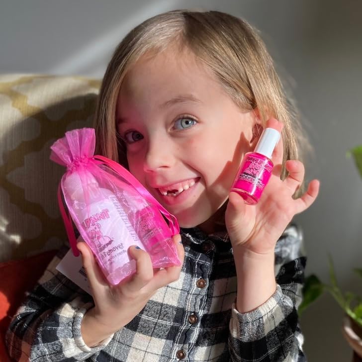 Lifestyle shot of a child with Piggy Paint Forever Fancy at playtime showing fun color