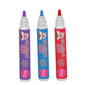 Piggy Paint front packaging showing three pens and product benefits