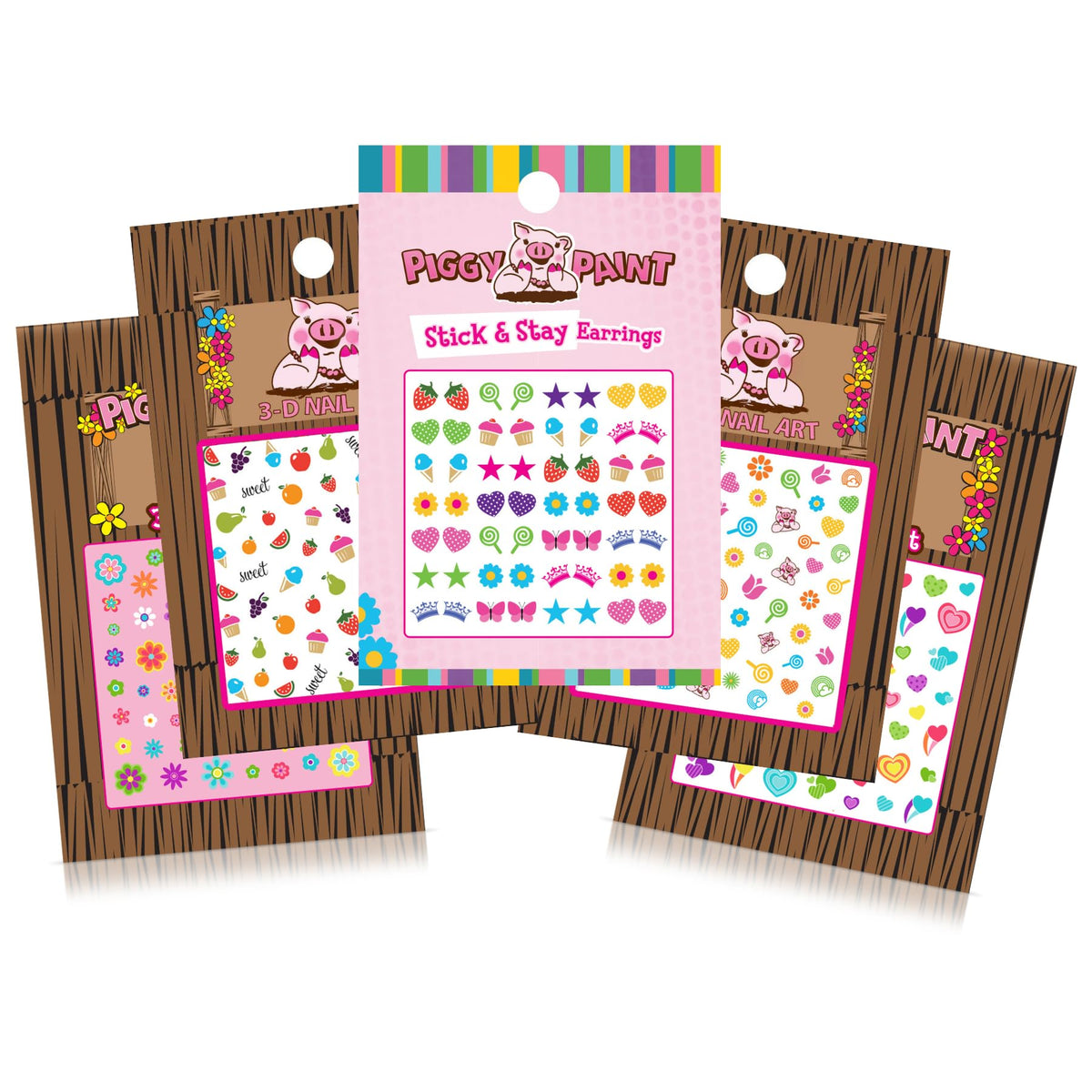 Piggy Paint front packaging showing party pack benefits for safe play