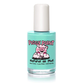 Piggy Paint bottle front view shows Sea Ya Later seafoam green shade and brand clarity