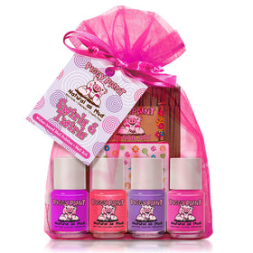 Piggy Paint front packaging showing safe kids polish benefits