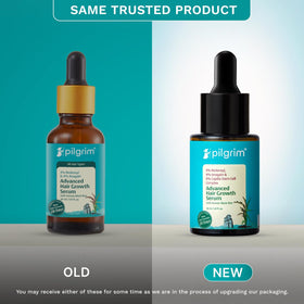 Pilgrim bottle beside Korean black rice, highlights nutrient-rich botanical support