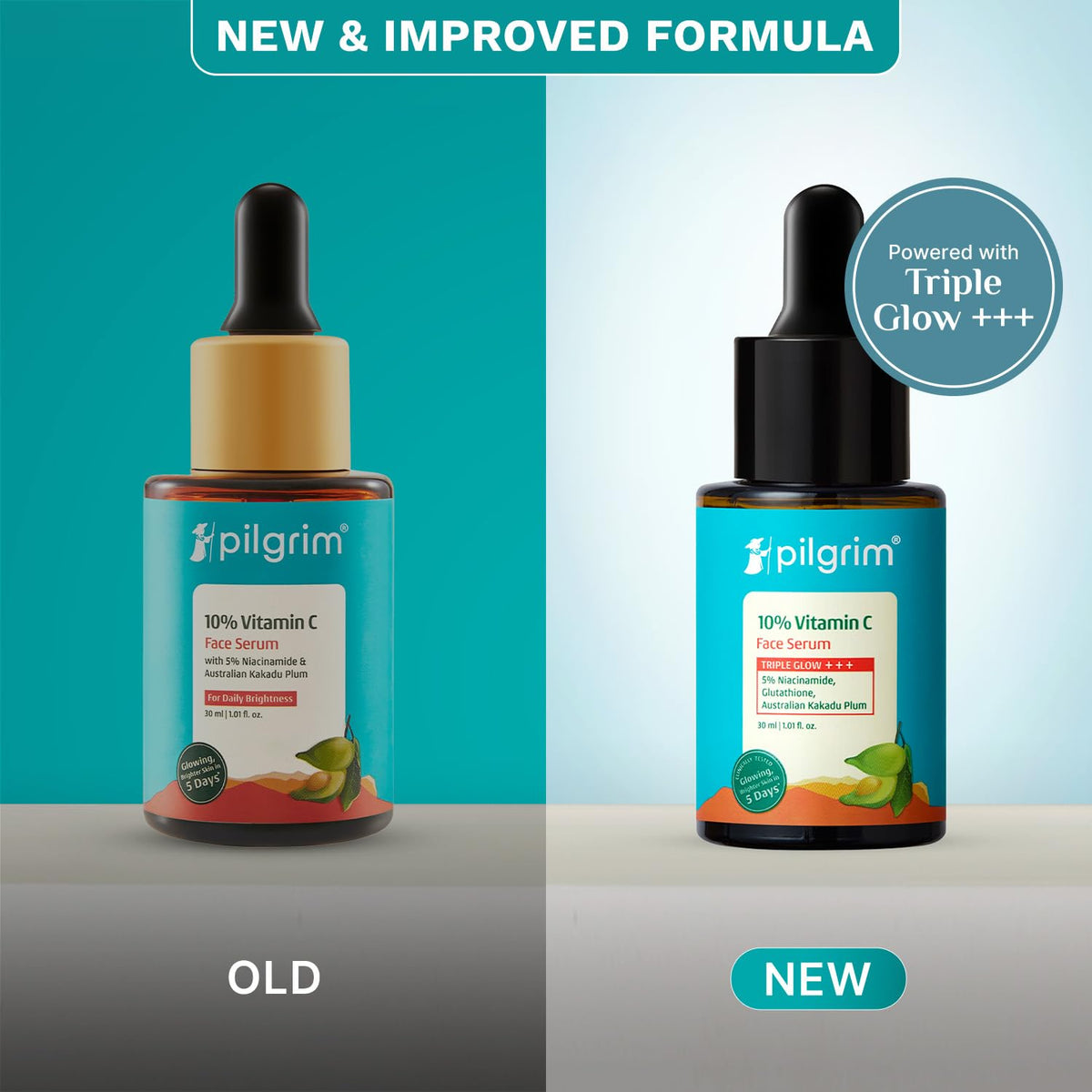 Pilgrim dropper dispensing serum highlighting easy controlled application