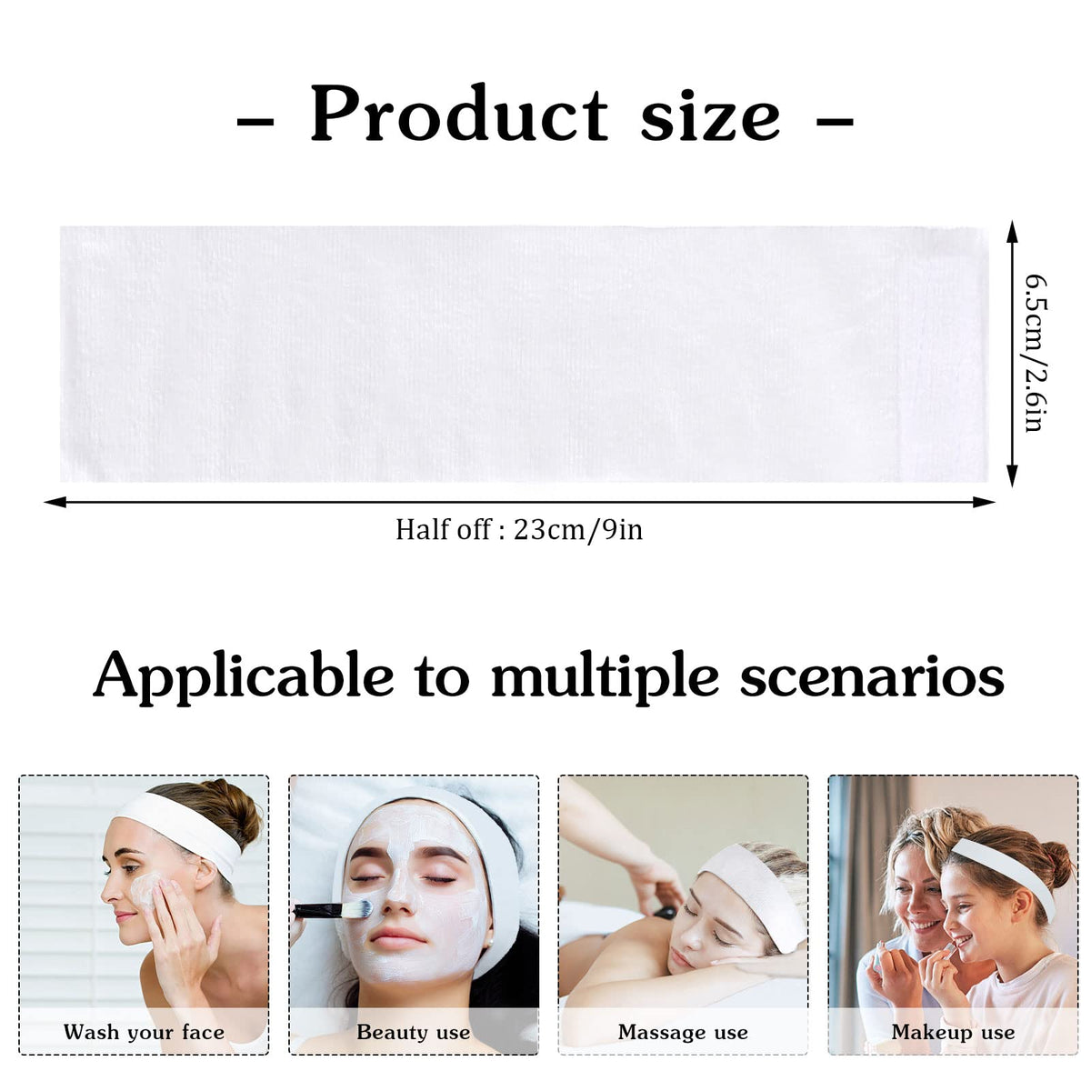 Pimoys individually wrapped headband packet, ready-for-single-use benefit