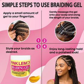 PINK LEMON open jar showing clear gel ready for use
