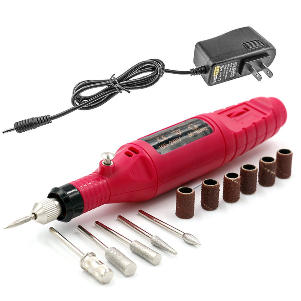 Pinkiou handpiece front view showing slim ergonomic grip for precise control