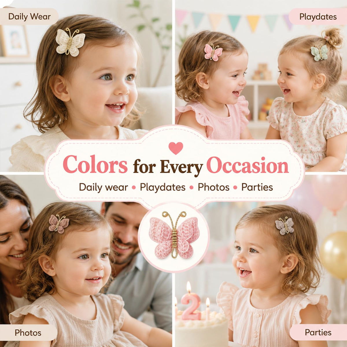 pinkoriart toddler wearing clip in side profile, comfortable hold shown