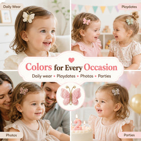 pinkoriart toddler wearing clip in side profile, comfortable hold shown