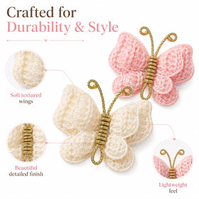 pinkoriart metal spring clip detail showing secure grip for fine hair