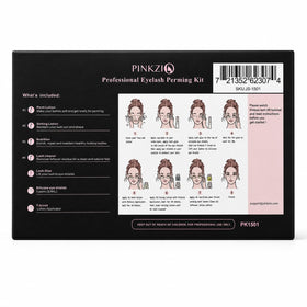 PINKZIO perm and neutralizer bottles close-up for precise application