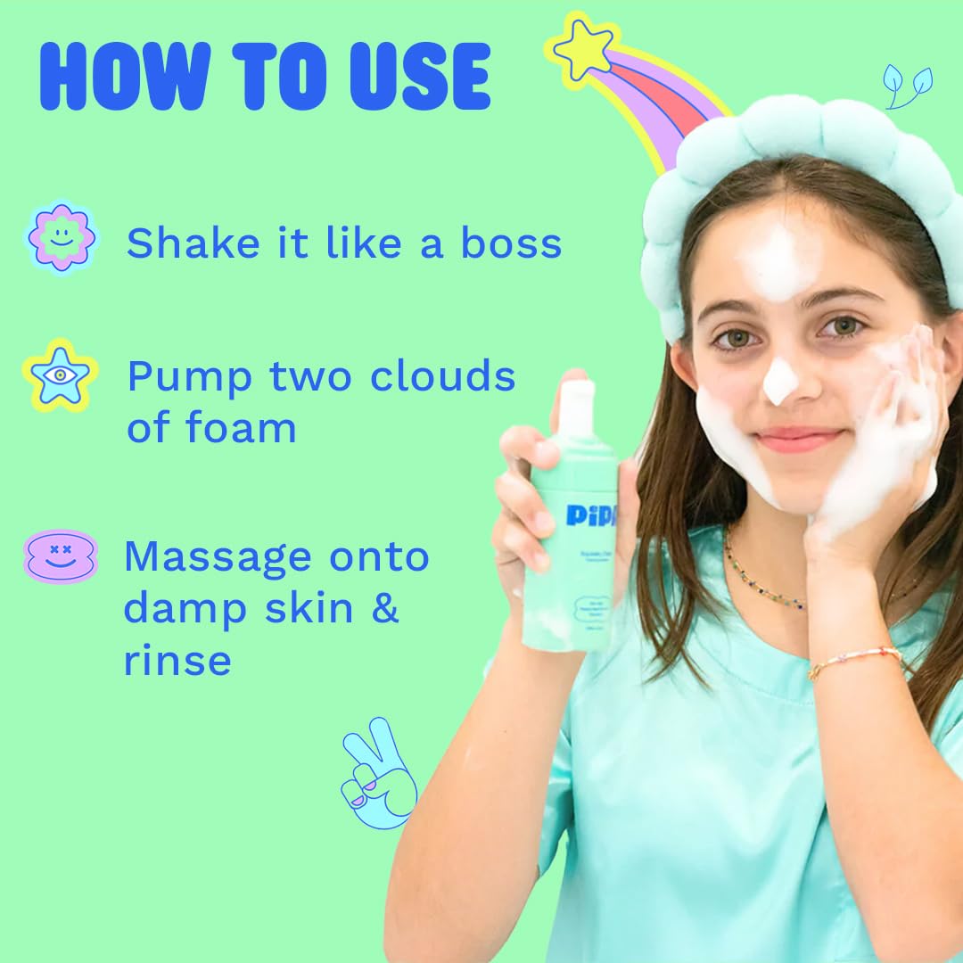 Pipa label ingredients closeup showing clean formula and pediatrician-approved benefit