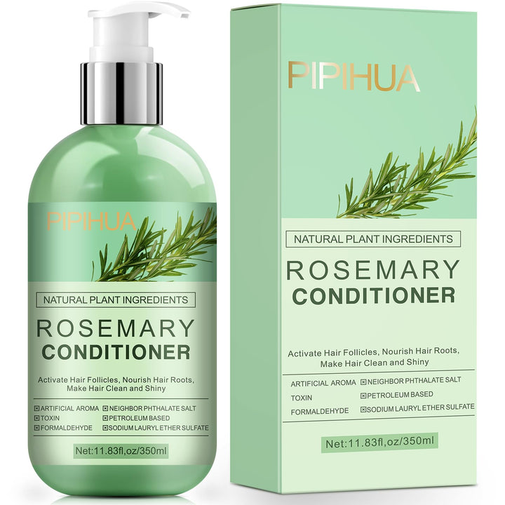 PIPIHUA rosemary conditioner front packaging showing bottle and label benefits