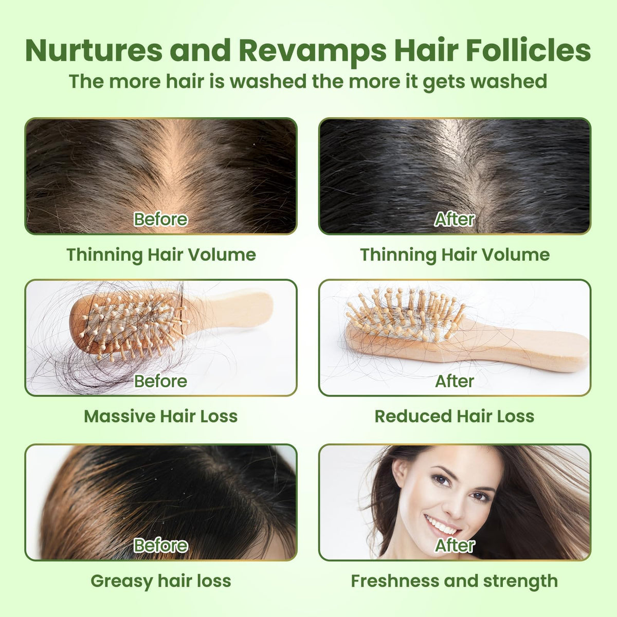 PIPIHUA pouring shampoo texture that hydrates hair