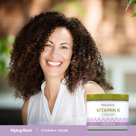 Piping Rock cream on bathroom counter as part of daily skincare routine