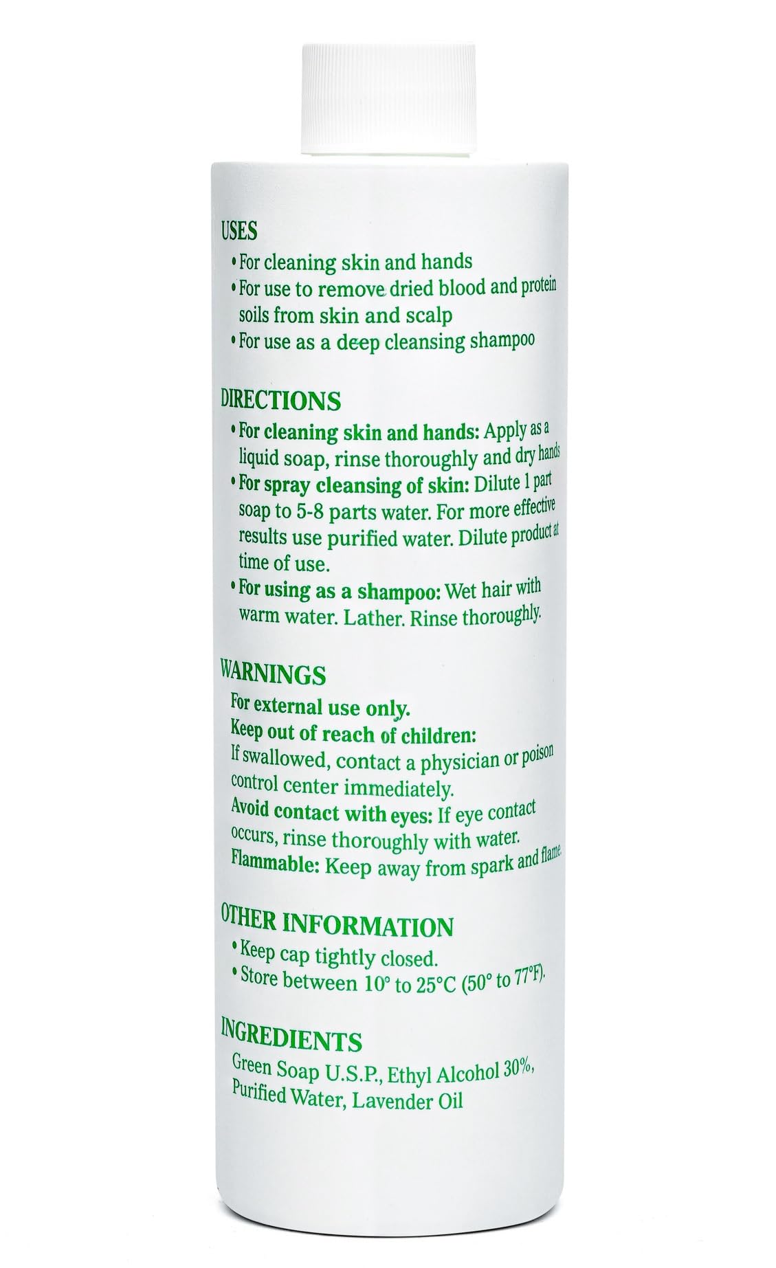 Pirate Face Tattoo green soap texture poured to show clear, concentrated solution