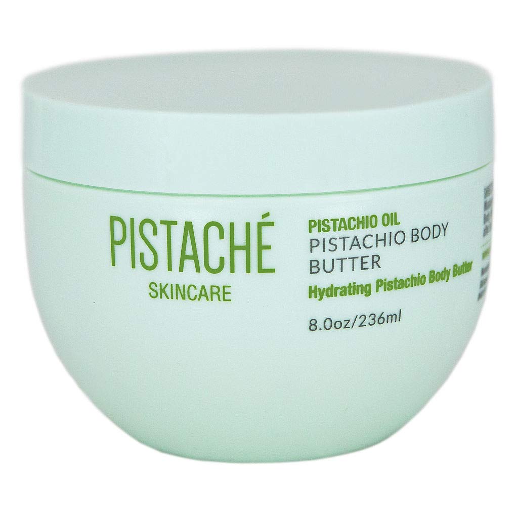 Pistaché Skincare front jar view showing label and premium moisturizer benefits