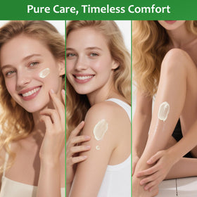 Pixellon balm on elbow before and after showing visible smoothing benefit