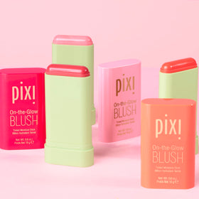 pixi application on lips showing sheer glossy tint and moisturizing benefit