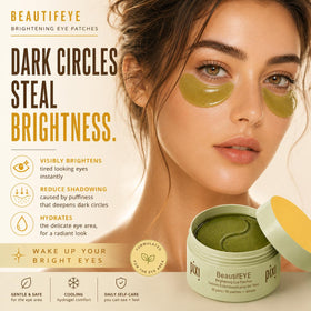 Pixi BeautifEYE hydrogel patch texture close-up demonstrating smooth adherence