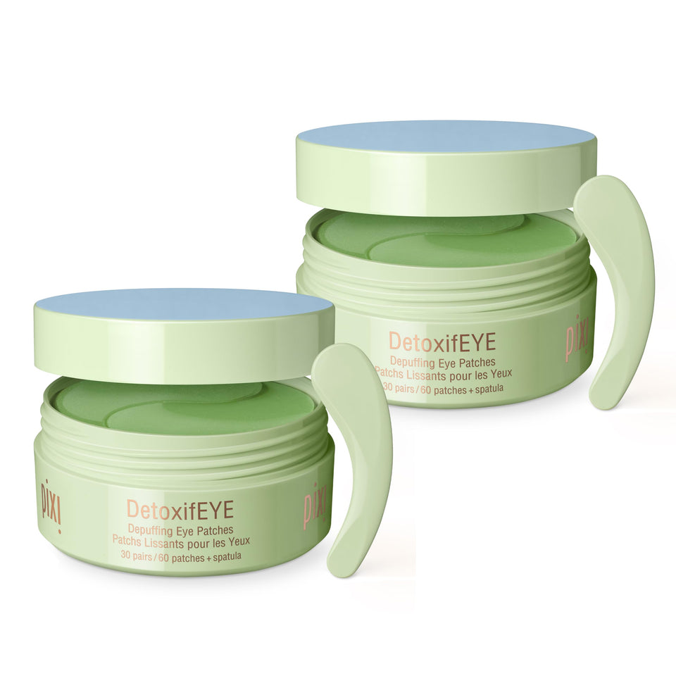 Pixi front packaging showing two-box kit, convenient refill value
