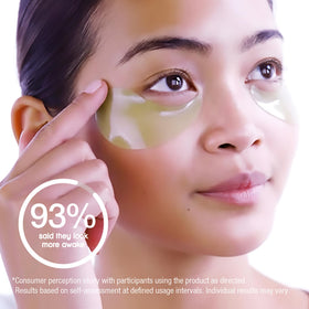 Pixi patches used in a morning routine for refreshed, awake eyes