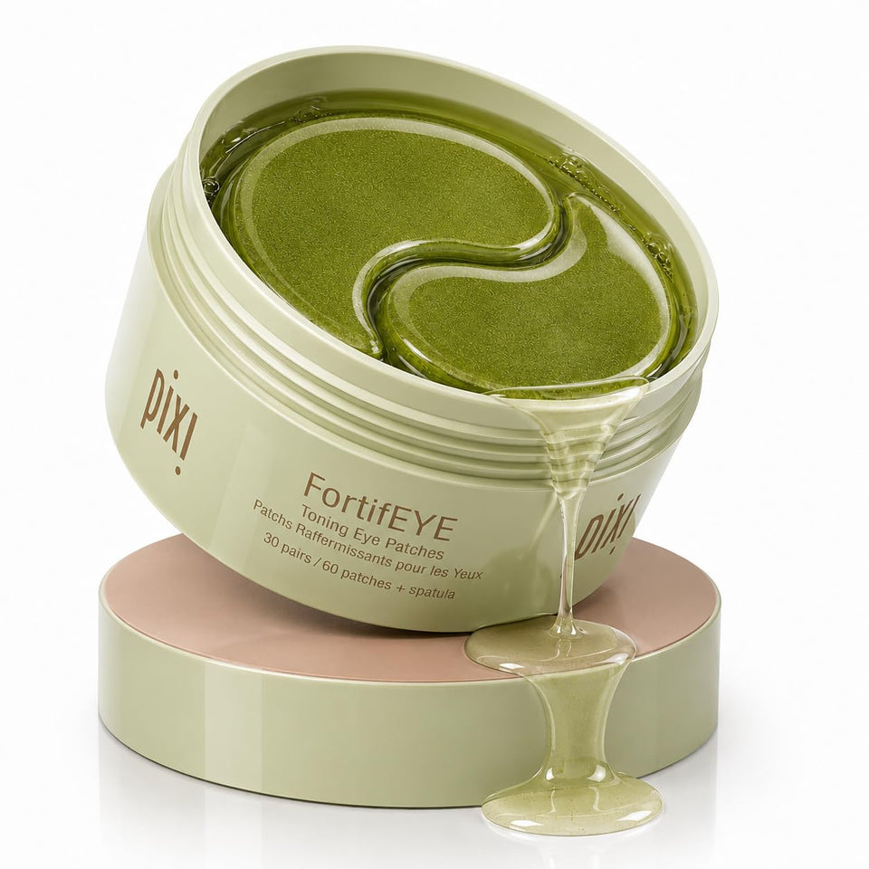 Pixi front pouch packaging showing product and benefits