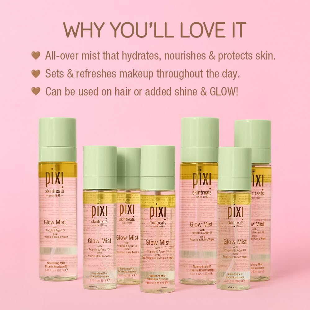 pixi botanical ingredients close-up highlighting oils and extracts for nourishment