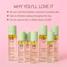 pixi botanical ingredients close-up highlighting oils and extracts for nourishment