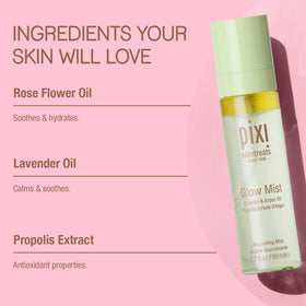 pixi on model producing dewy skin instantly for luminous everyday makeup