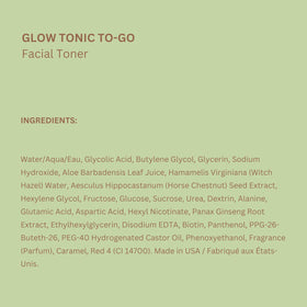 Pixi Glow Tonic pads on bathroom vanity in travel scene showing portability for routine consistency