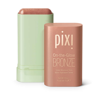 Pixi front-stick showing packaging and quick on-the-go application benefit