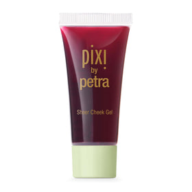 Pixi front packaging showing Flushed gel blush and compact bottle for easy use