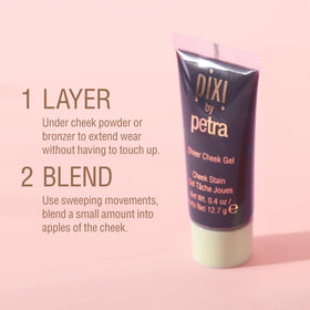 Pixi bottle held in hand showing 0.45 oz size for travel-friendly benefit