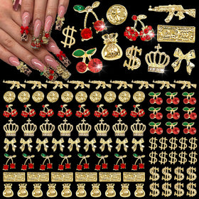 Pizadix front packaging showing full 106-piece gold charm kit and benefits