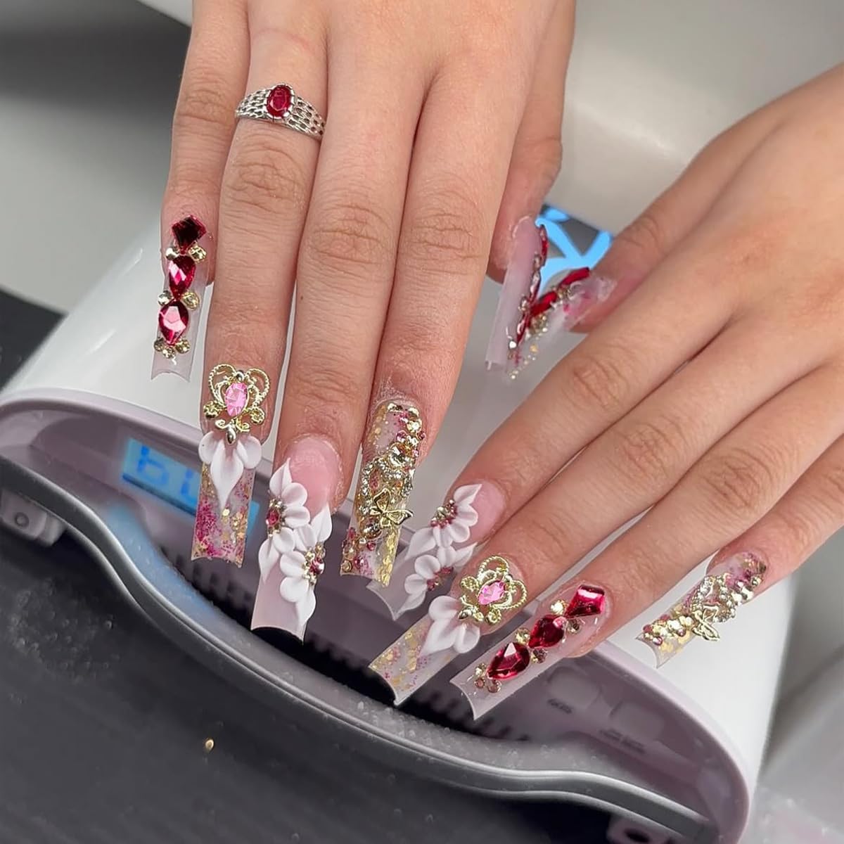 Pizadix heart cherry and bow cluster demonstrating motif variety and styling options