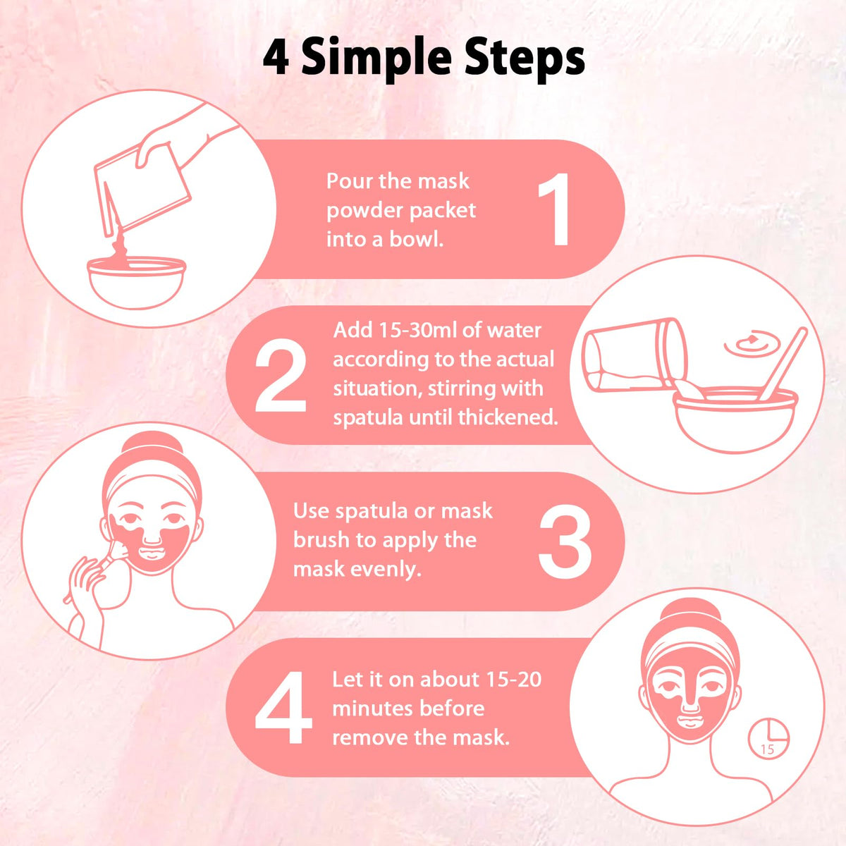 Pjordo peel-off mask being removed highlighting no-mess removal and refreshed skin