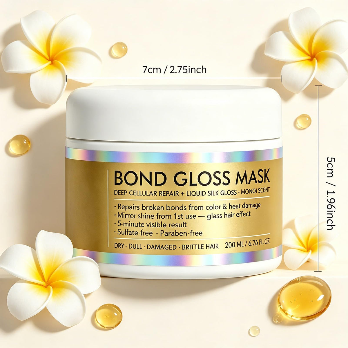 pjpkow close-up of mask texture highlighting keratin-rich creamy consistency