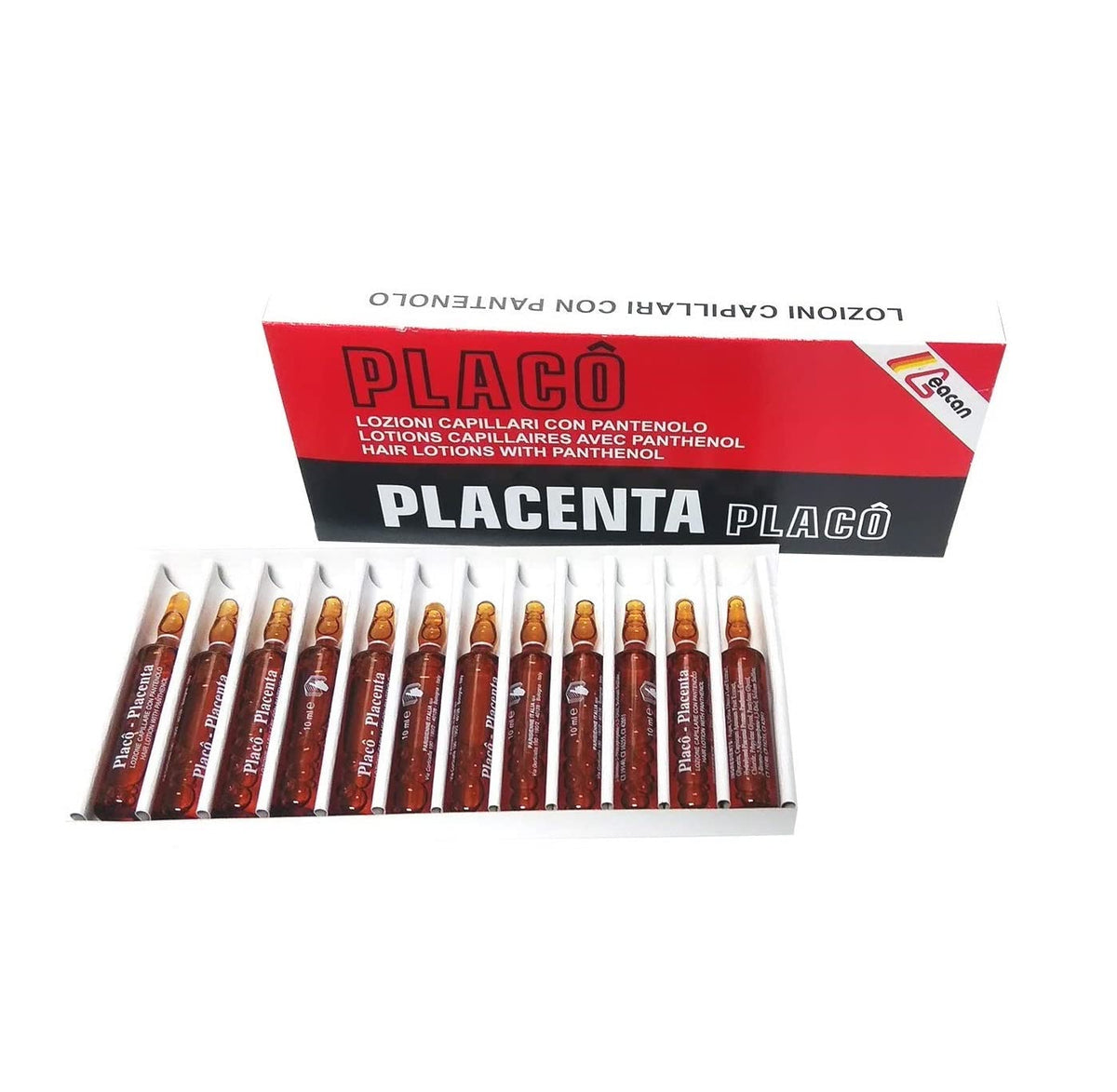 Before and after hair shot with Placenta Placo showing improved shine