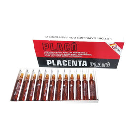 Before and after hair shot with Placenta Placo showing improved shine