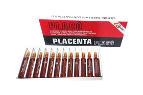 Ingredient label of Placenta Placo showing panthenol and nettle for scalp support