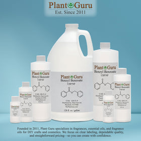 Plant Guru bottle with gloves and goggles demonstrating safe handling and lab-ready practice