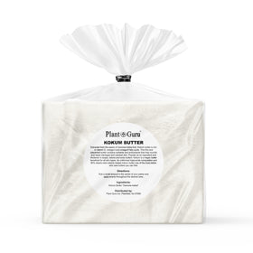 Plant Guru kokum butter on bathroom shelf in natural setting for home skincare routines