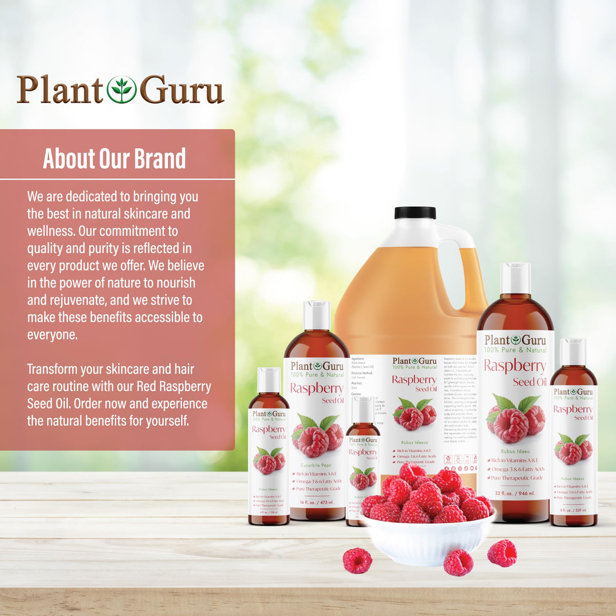 Plant Guru oil applied to hair strands showing smoothing and shine benefit