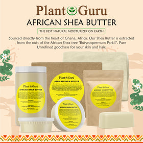 Plant Guru shea butter melting on hand to demonstrate easy absorption
