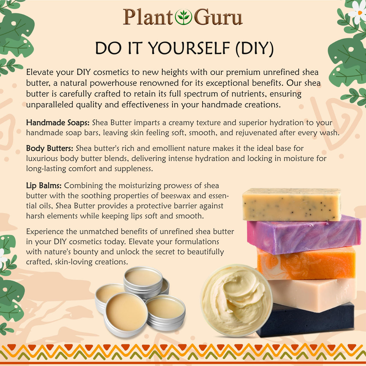 Plant Guru shea butter among soap-making ingredients for DIY blends