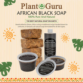 Plant Guru soap texture close-up revealing smooth natural consistency and gentle exfoliation